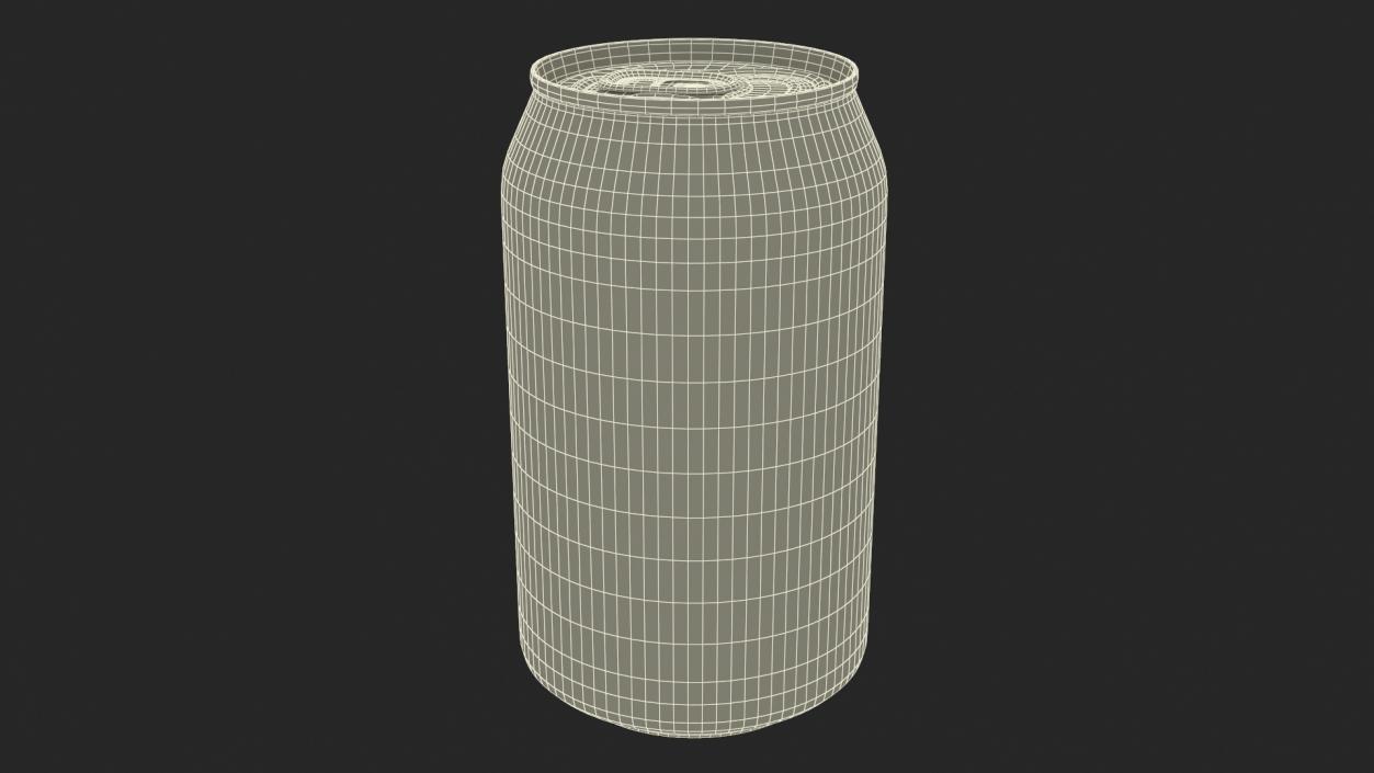 3D Dr Pepper Zero Soda Can model