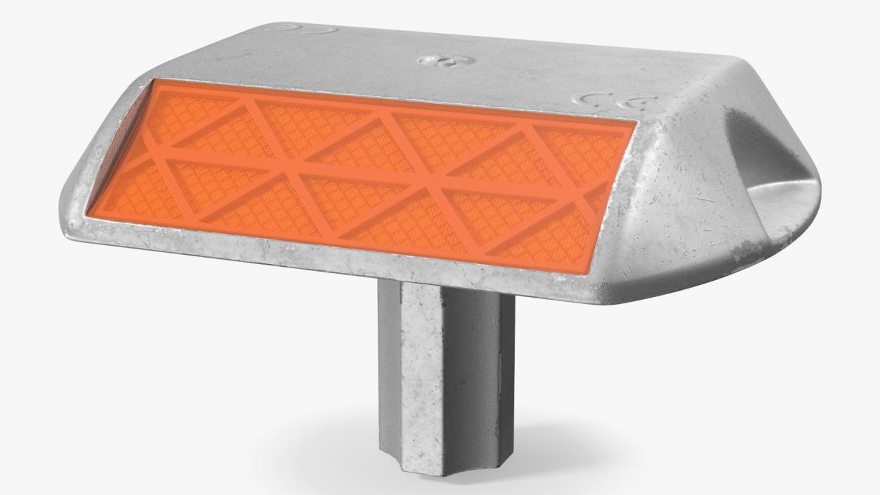 Aluminum Road Pavement Marker 3D model