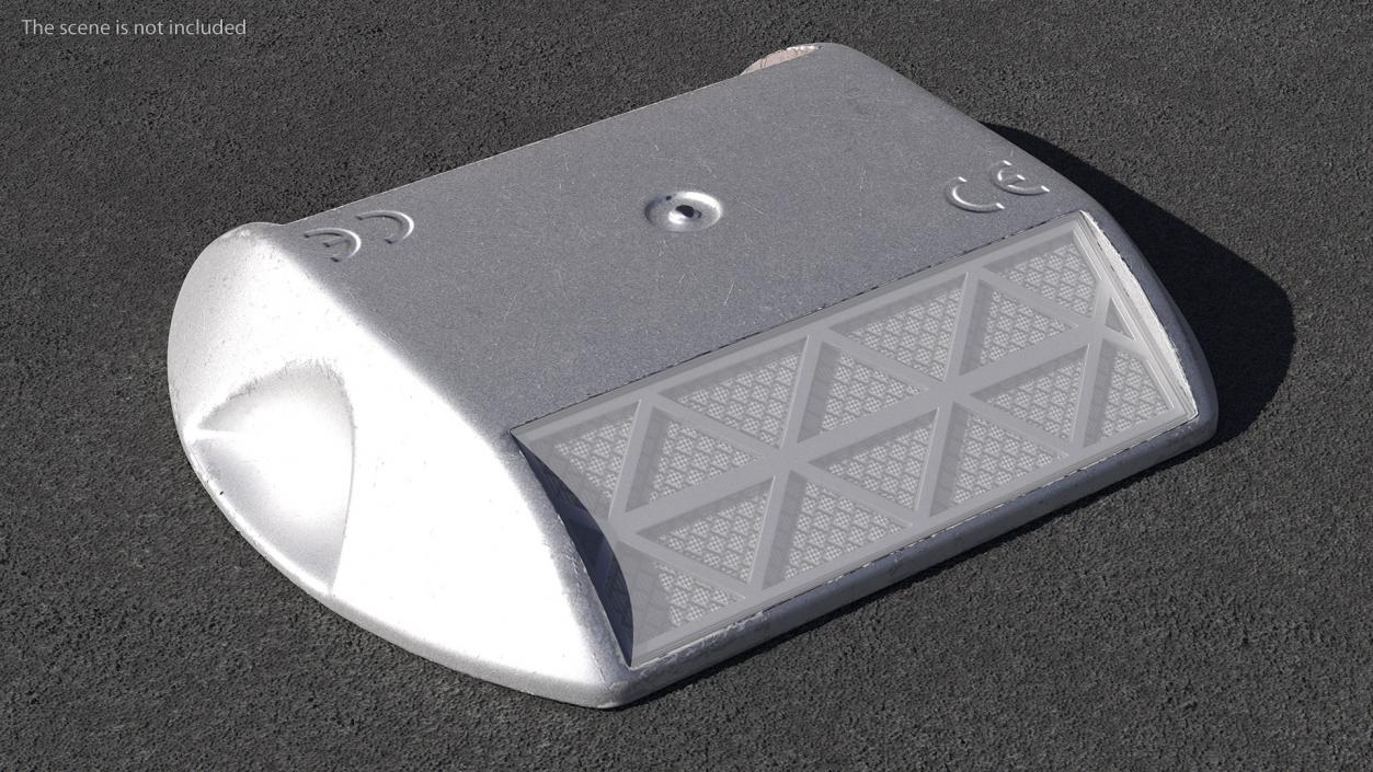 Aluminum Road Pavement Marker 3D model