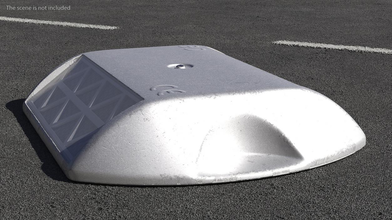 Aluminum Road Pavement Marker 3D model