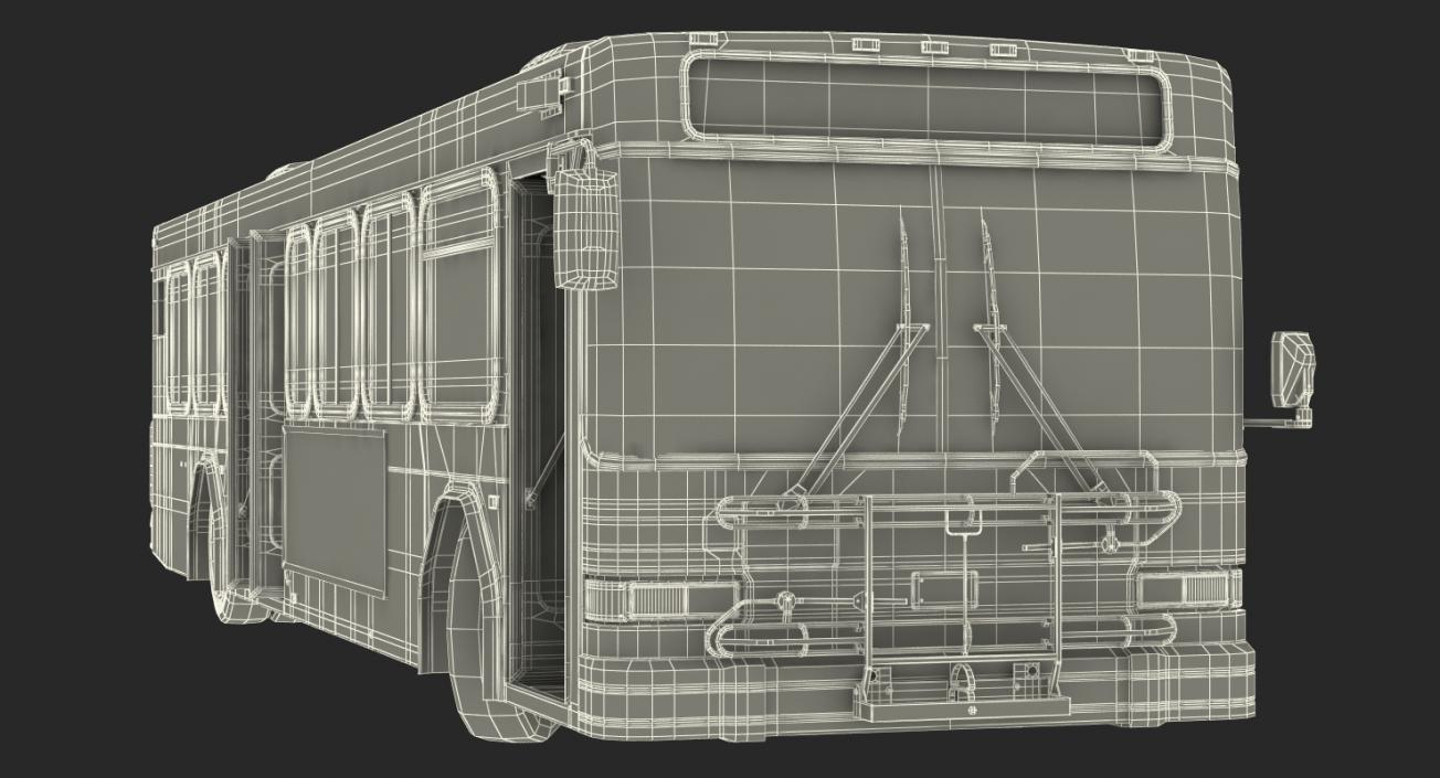 Gillig Low Floor Bus Rigged 3D