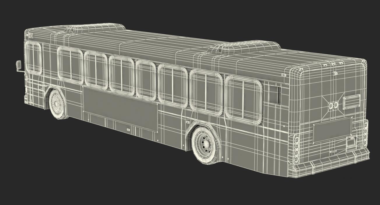 Gillig Low Floor Bus Rigged 3D