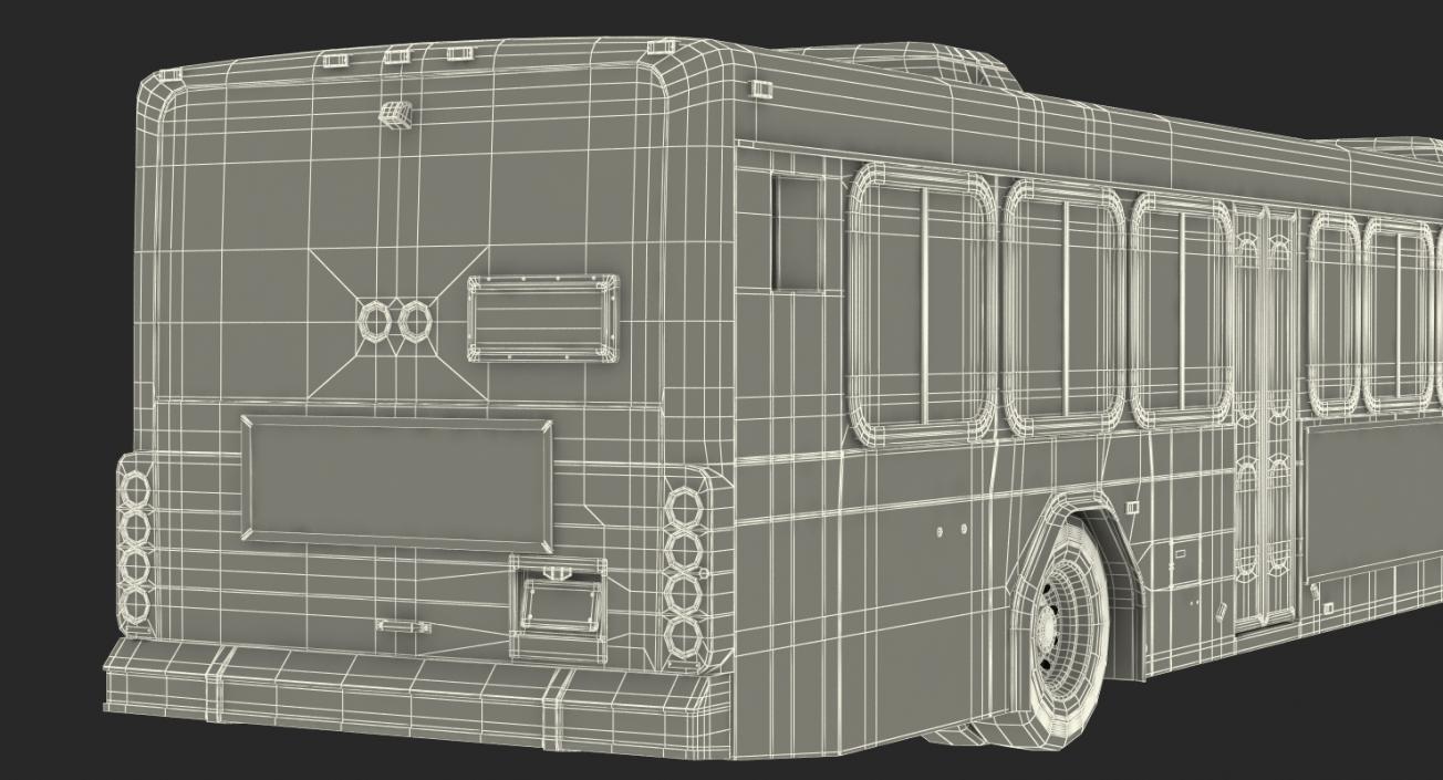 Gillig Low Floor Bus Rigged 3D