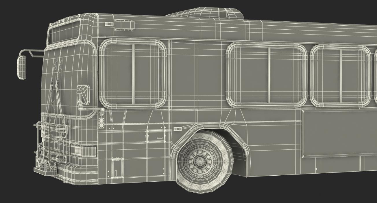 Gillig Low Floor Bus Rigged 3D