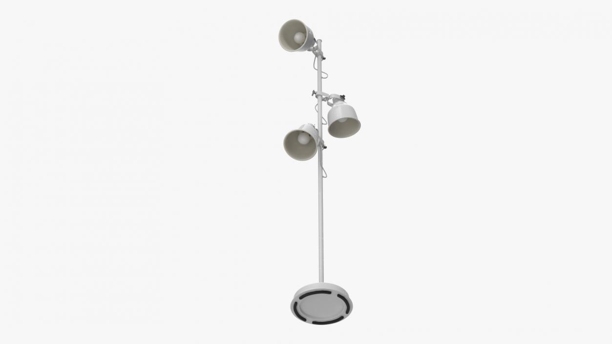 Modern Three-Point Floor Lamp 3D model