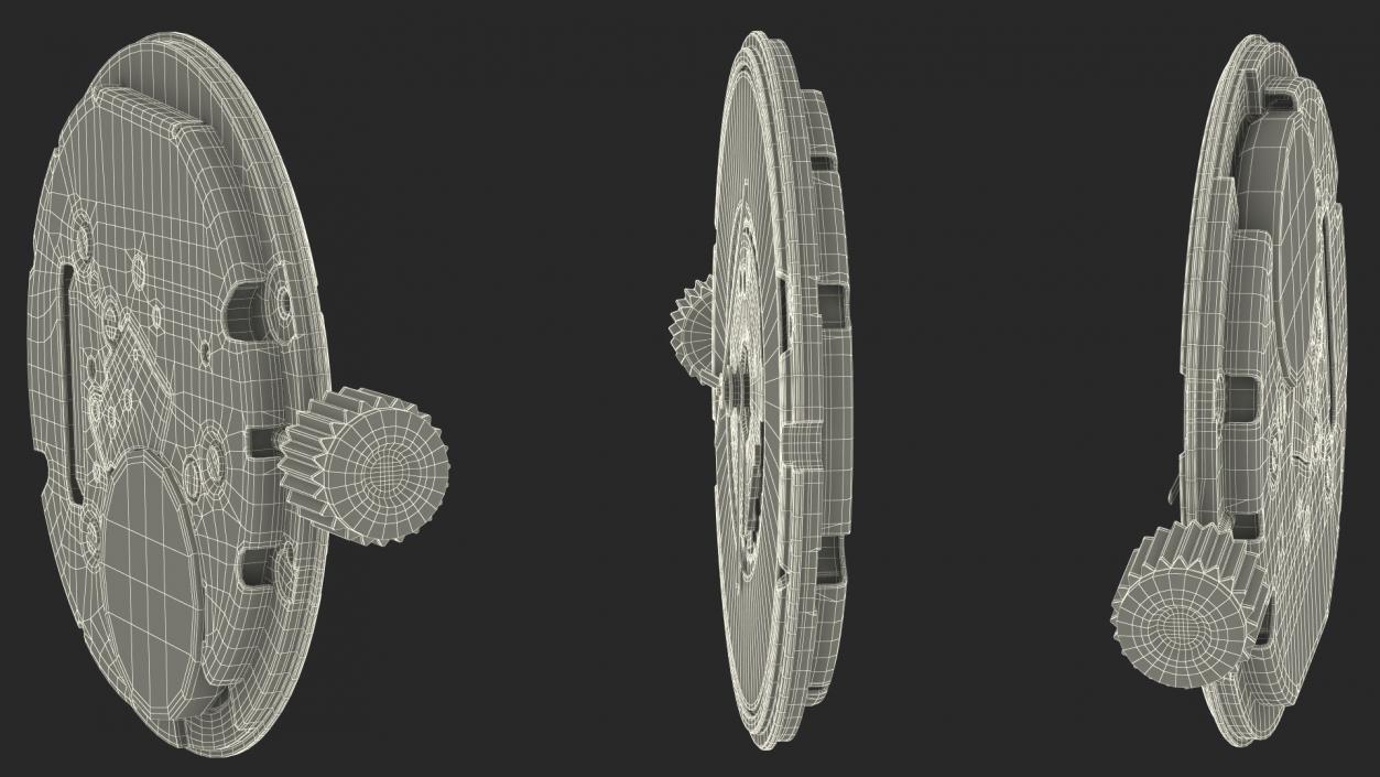 ETA Quartz Movement F06 115 3D