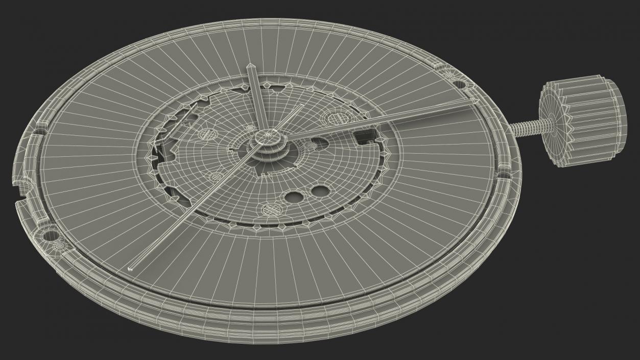 ETA Quartz Movement F06 115 3D