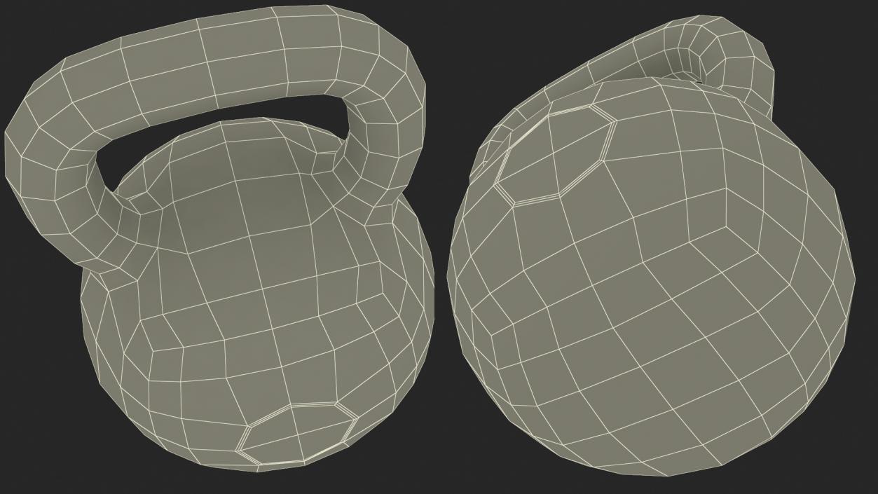 3D model Cast Iron Kettlebell