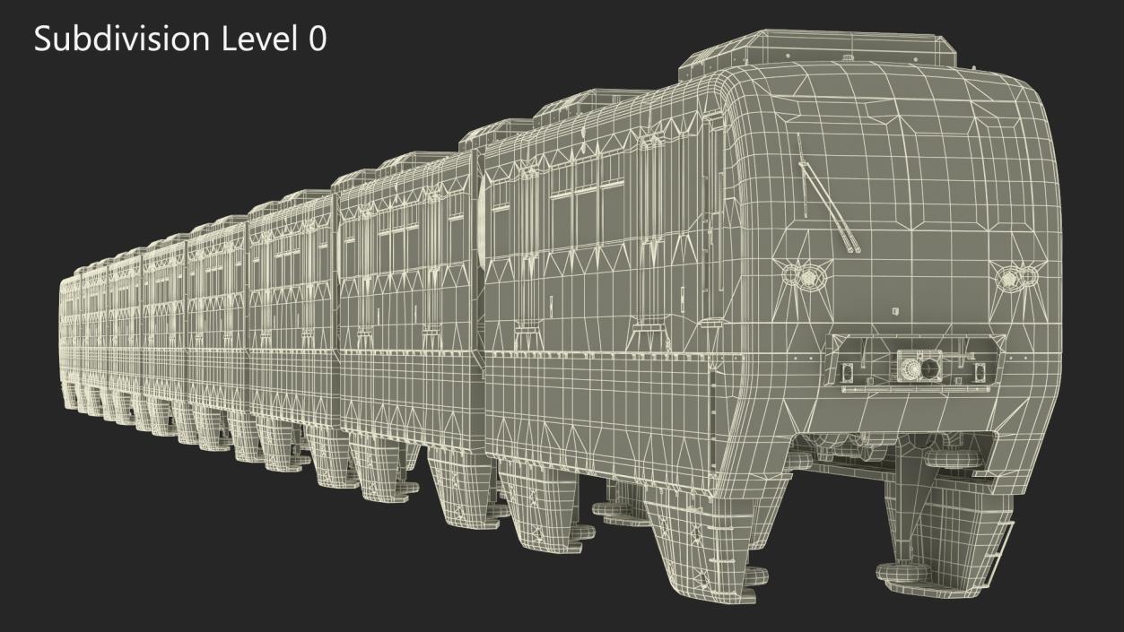 Chongqing Monorail Train 3D model