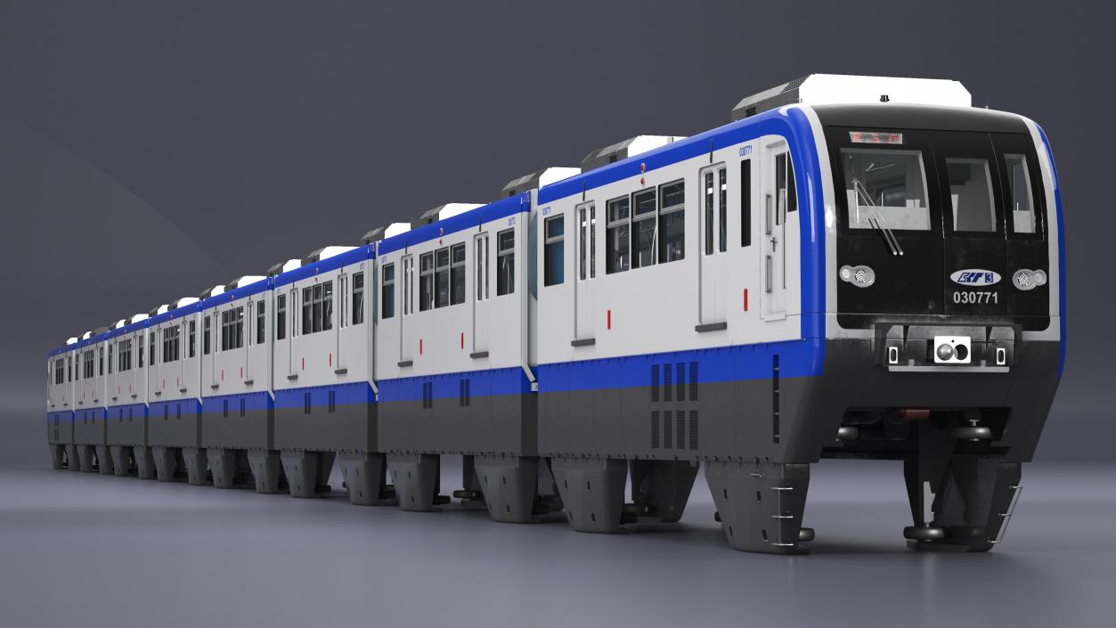 Chongqing Monorail Train 3D model