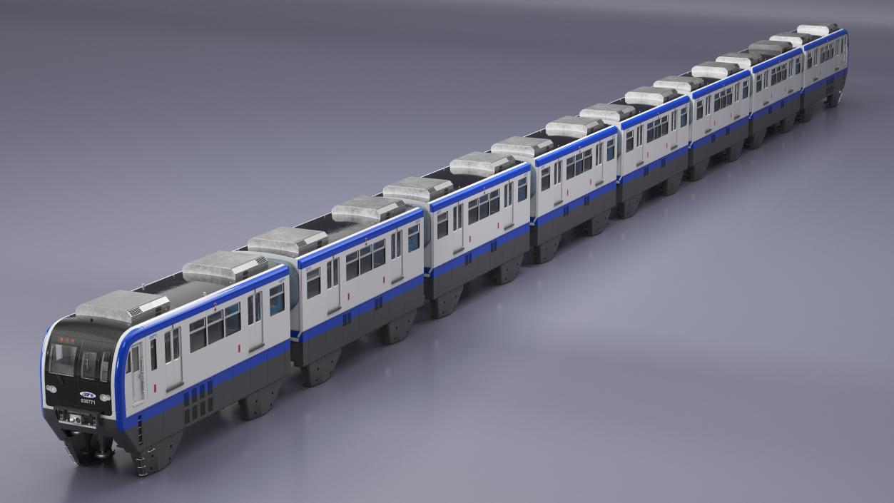 Chongqing Monorail Train 3D model