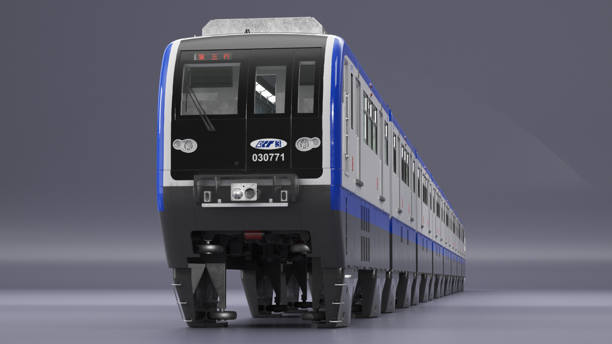 Chongqing Monorail Train 3D model