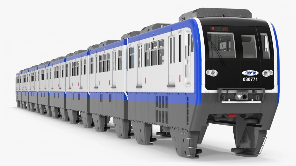 Chongqing Monorail Train 3D model