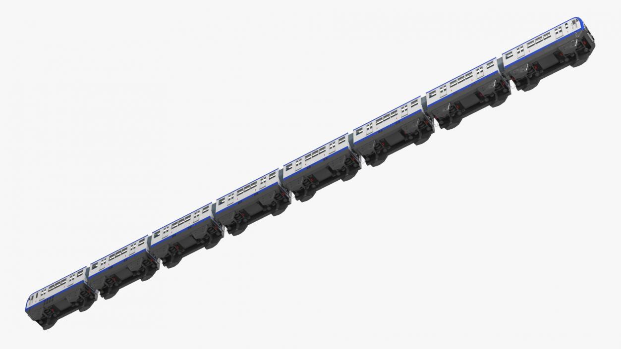 Chongqing Monorail Train 3D model