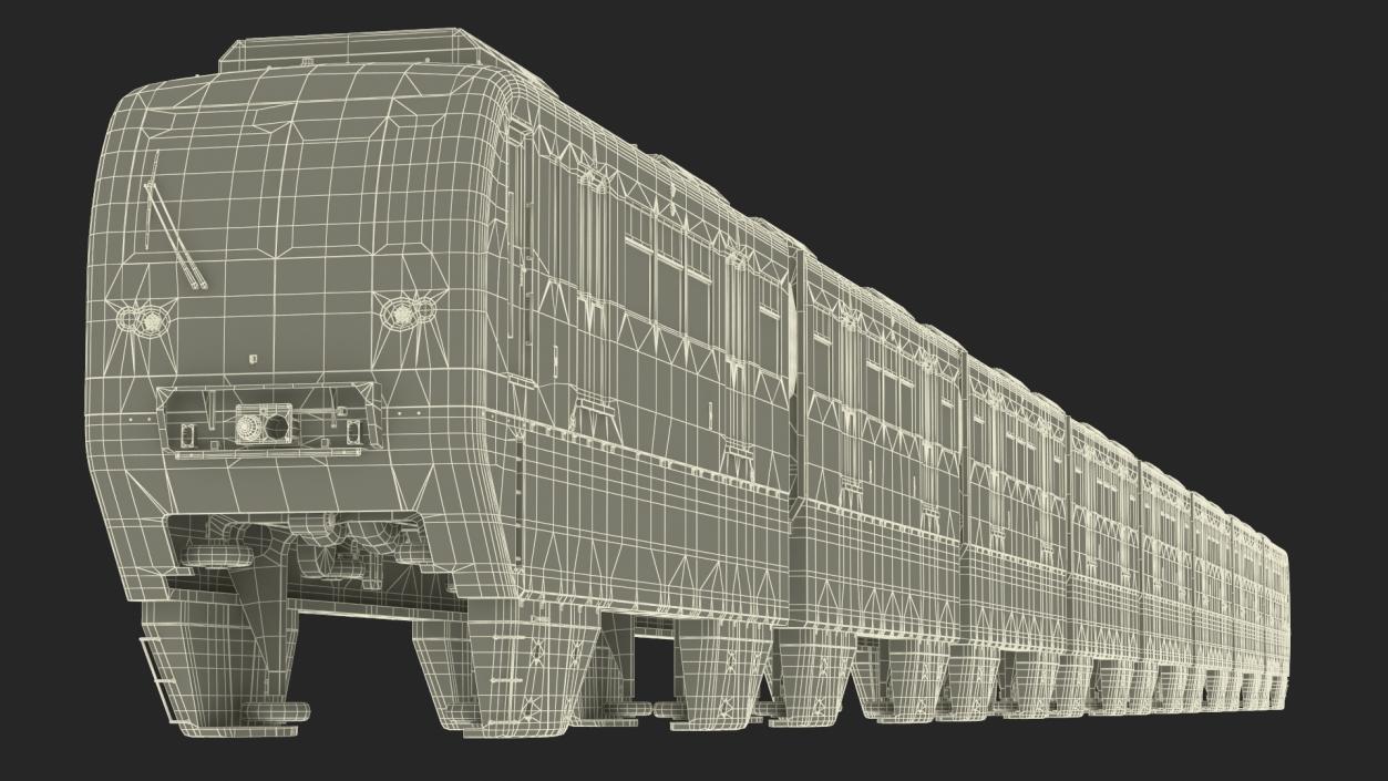 Chongqing Monorail Train 3D model