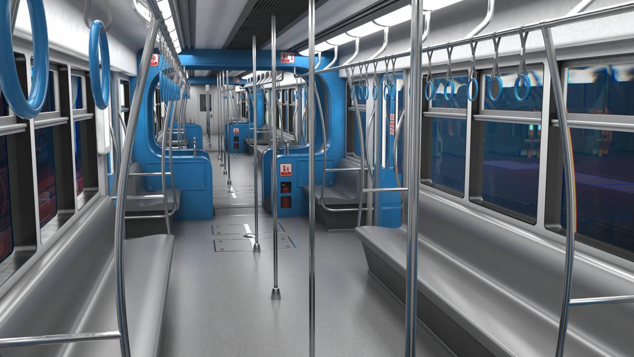 Chongqing Monorail Train 3D model