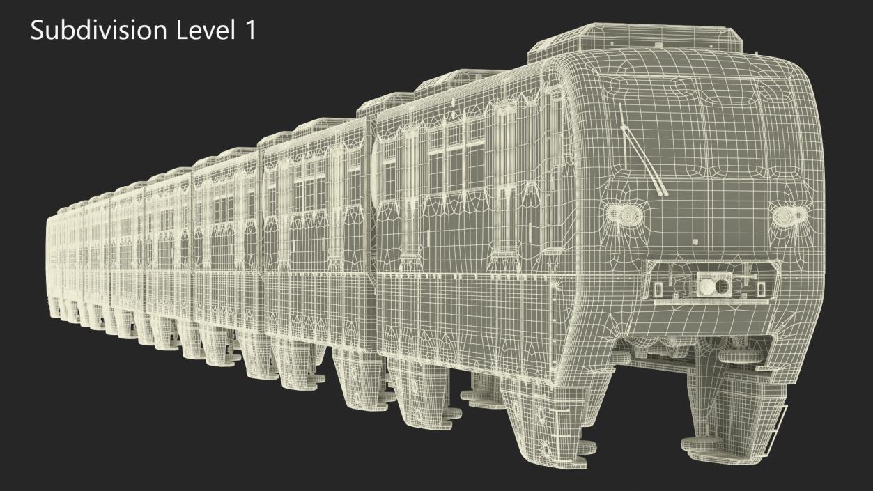 Chongqing Monorail Train 3D model