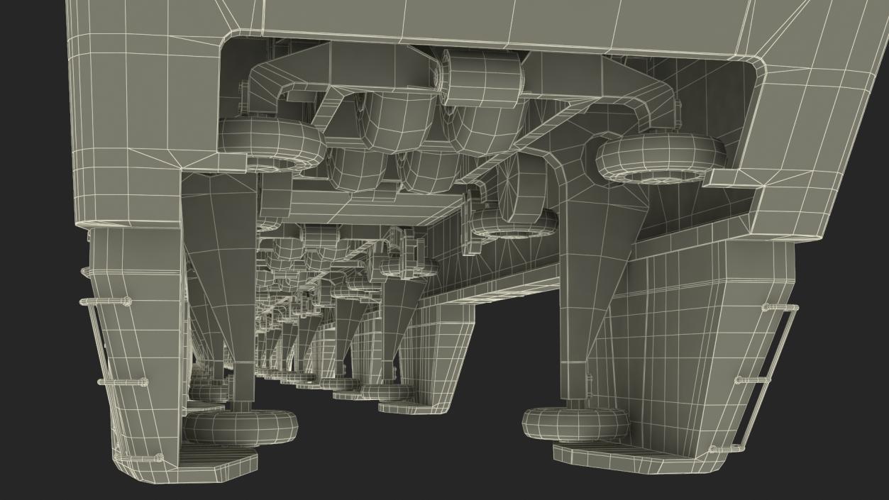 Chongqing Monorail Train 3D model