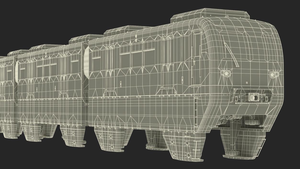 Chongqing Monorail Train 3D model