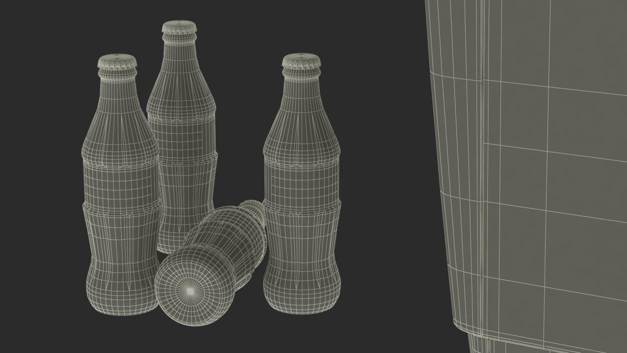 3D model Double Cooler with Coca Cola Inside