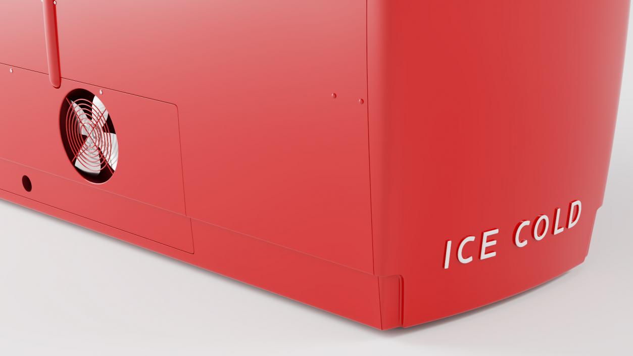 3D model Double Cooler with Coca Cola Inside