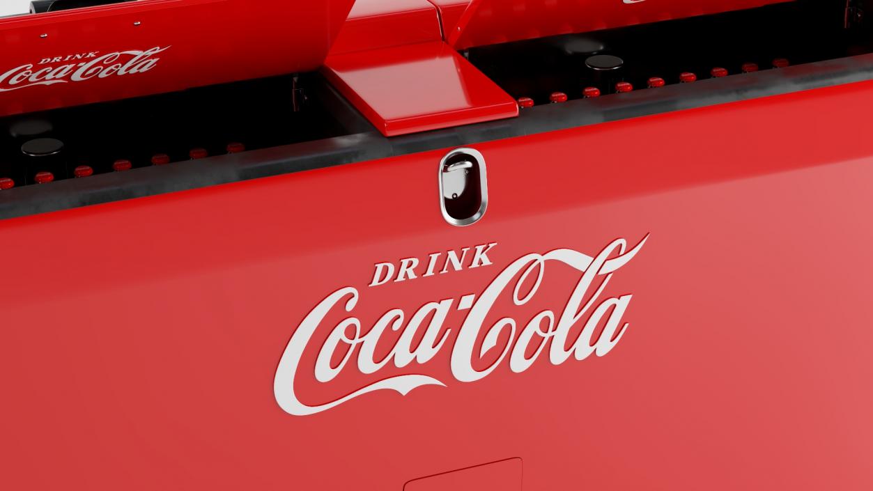 3D model Double Cooler with Coca Cola Inside