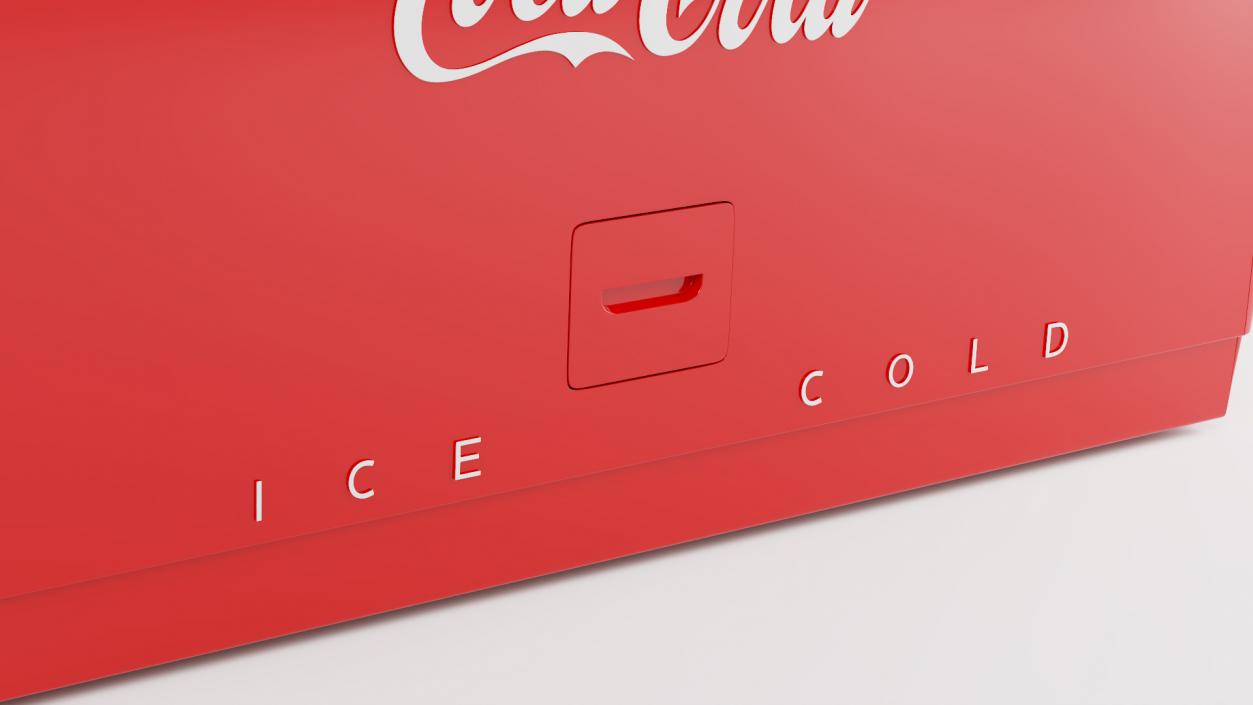 3D model Double Cooler with Coca Cola Inside