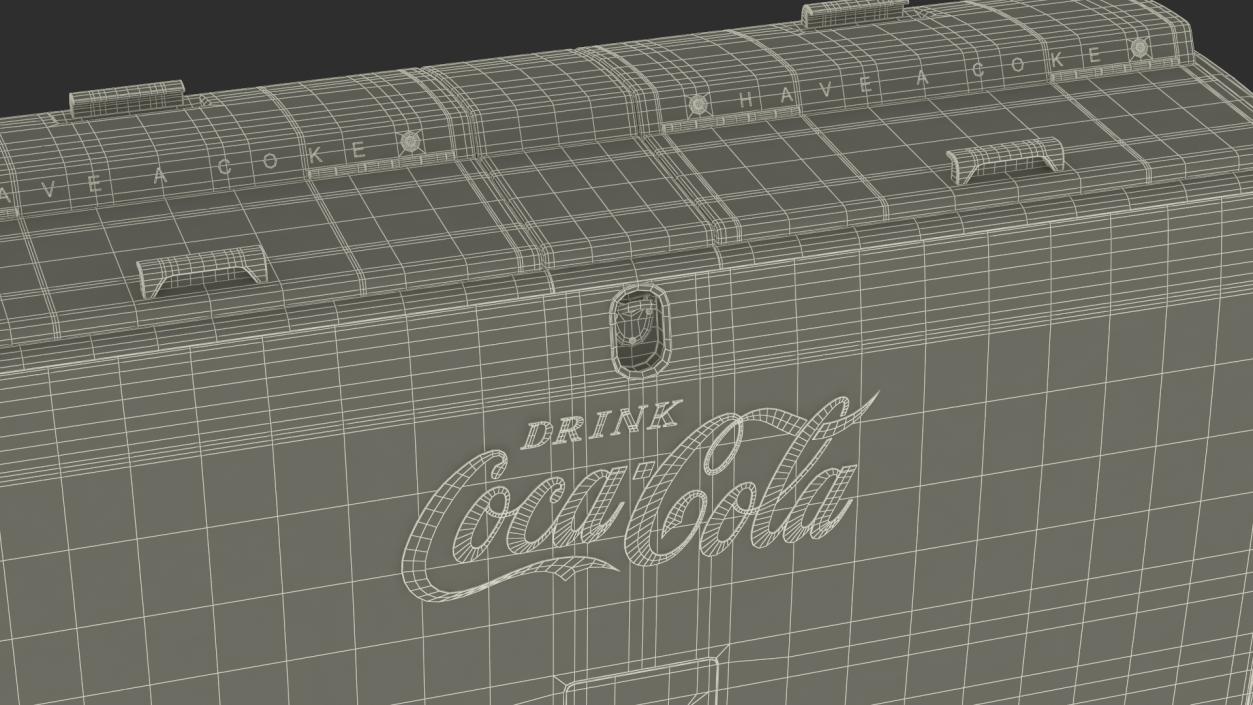 3D model Double Cooler with Coca Cola Inside