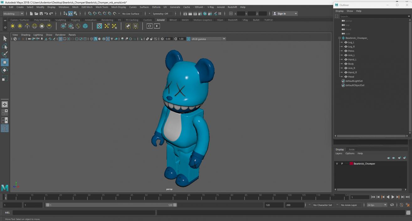 Bearbrick Chomper 3D