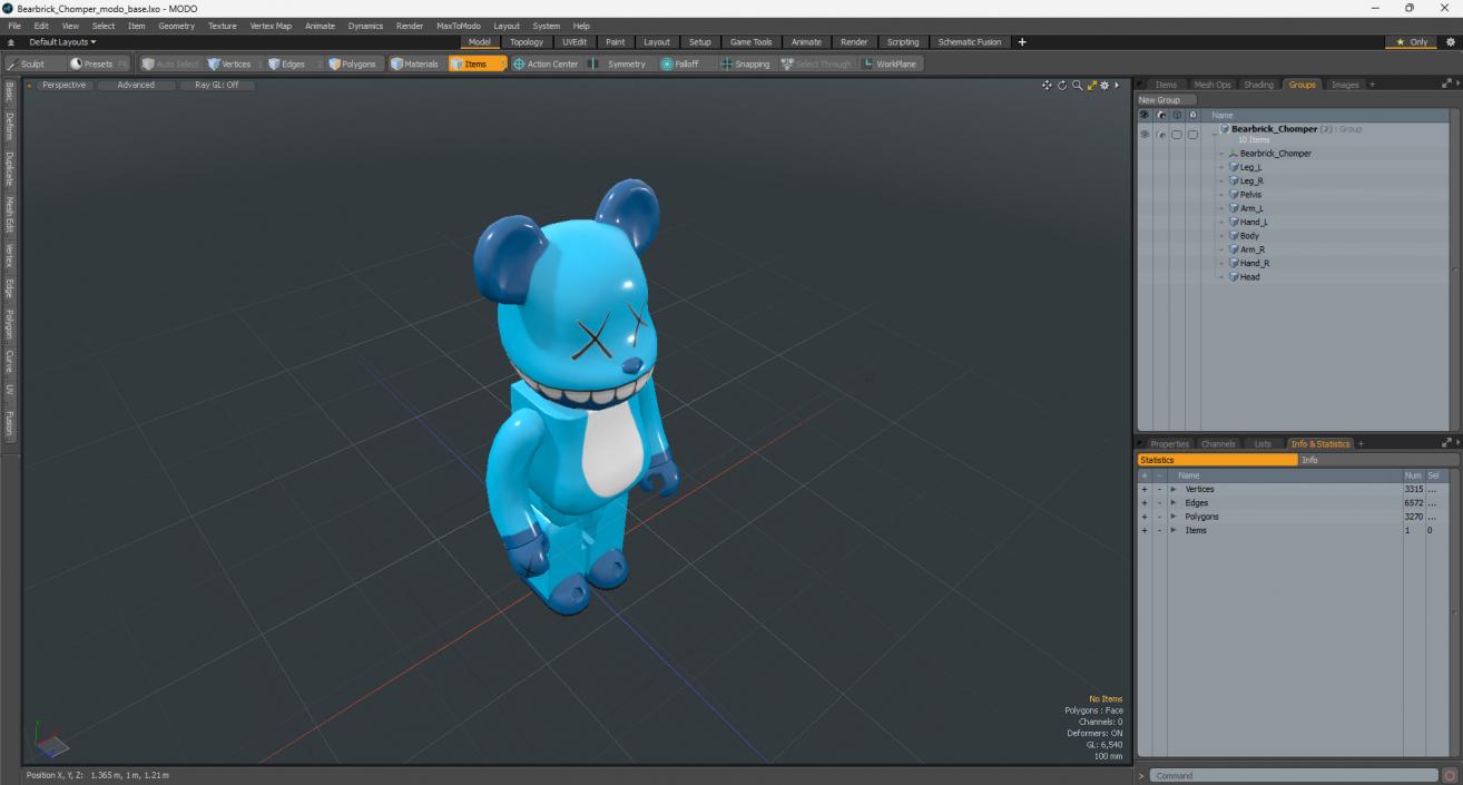 Bearbrick Chomper 3D