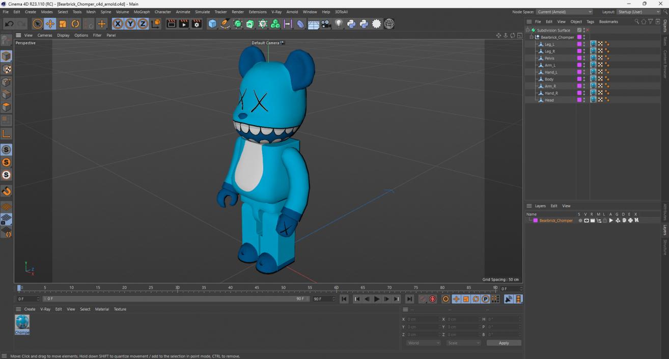 Bearbrick Chomper 3D