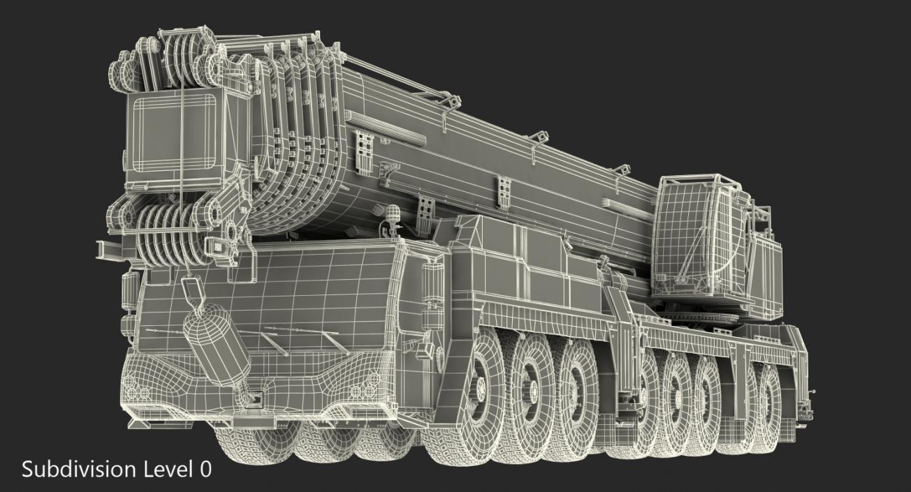 3D Mobile Crane Liebherr