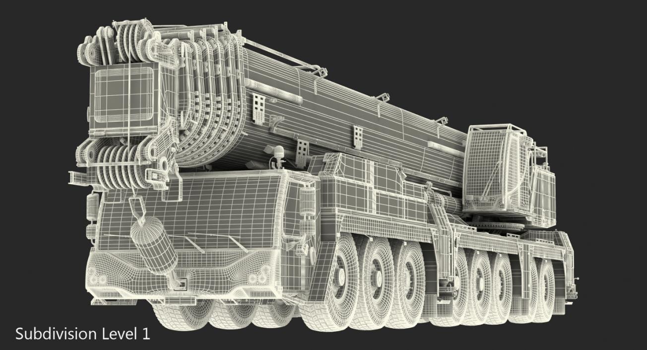 3D Mobile Crane Liebherr