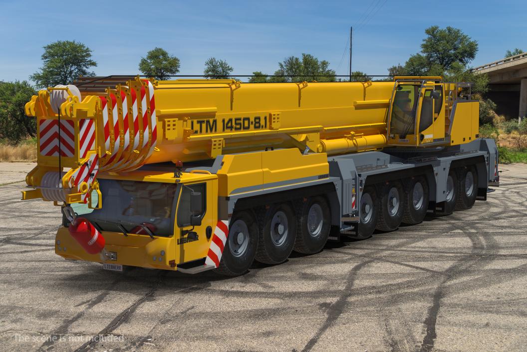 3D Mobile Crane Liebherr