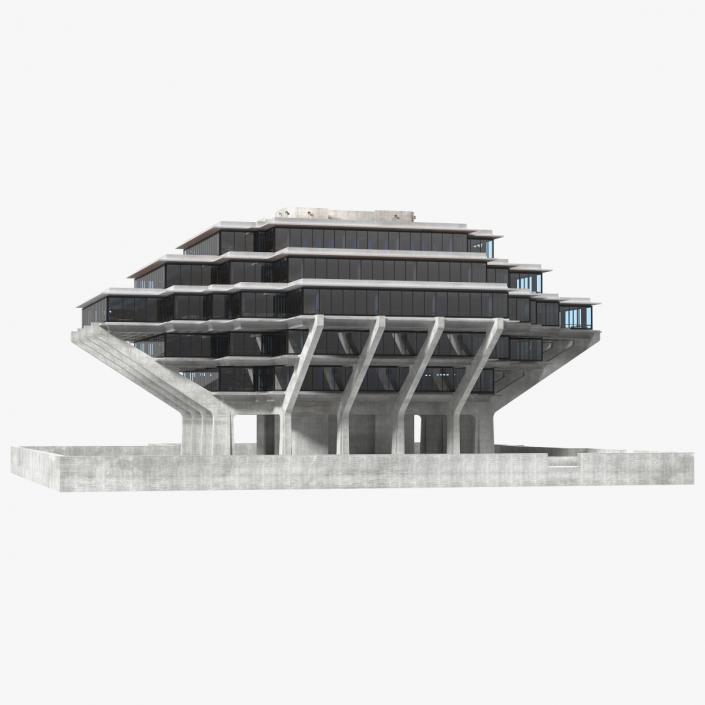 Geisel Library 3D model