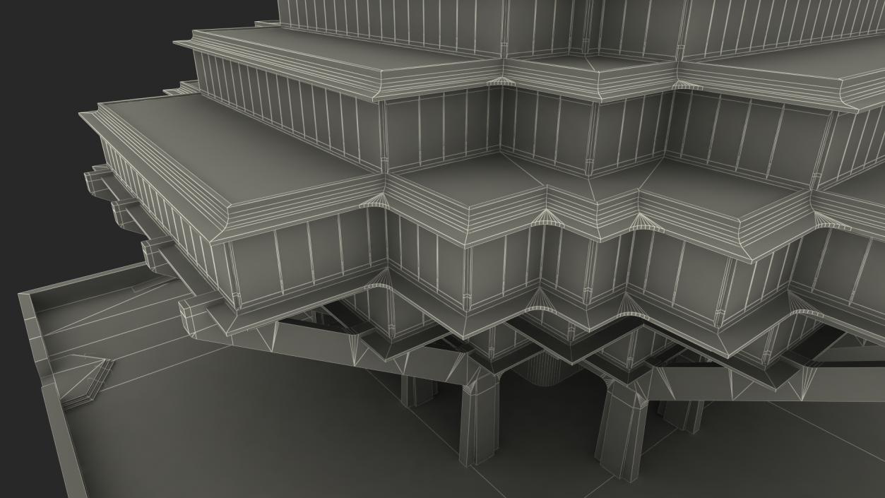 Geisel Library 3D model