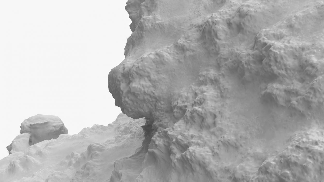 3D Winter Snow Pile