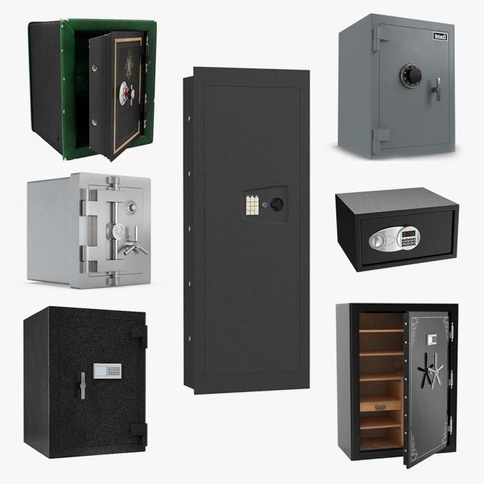 3D Safes Collection 7 model