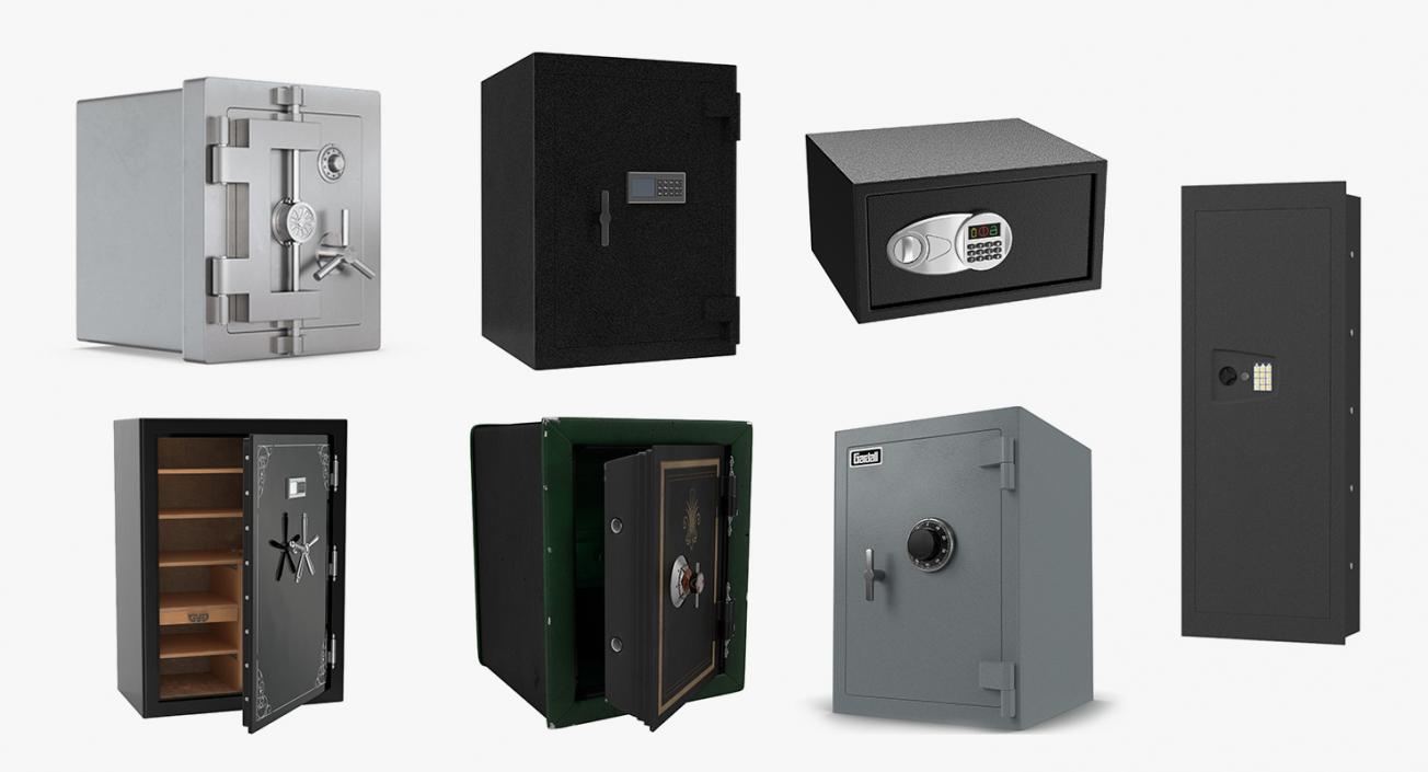 3D Safes Collection 7 model