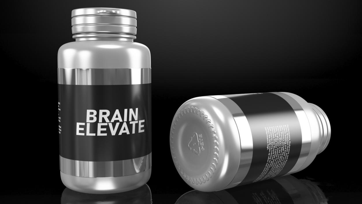 Brain Elevate Jar 3D