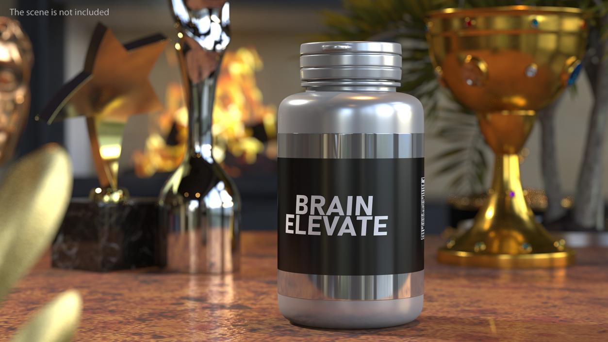 Brain Elevate Jar 3D