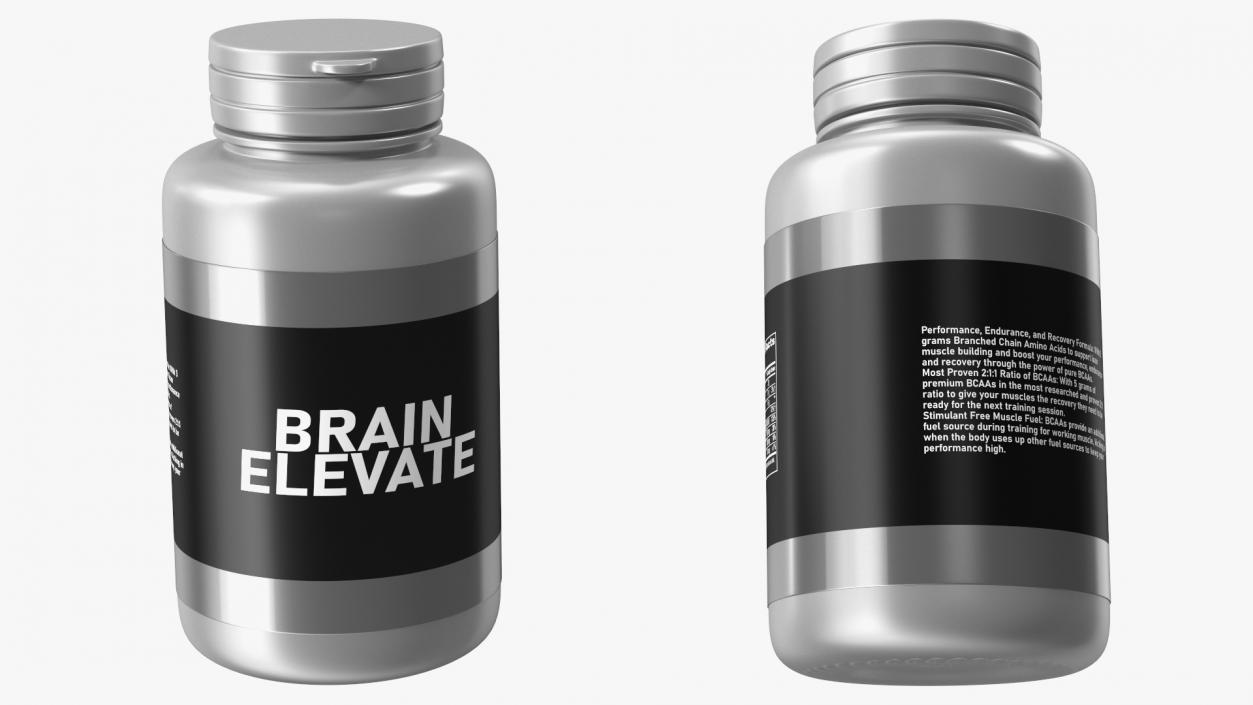 Brain Elevate Jar 3D