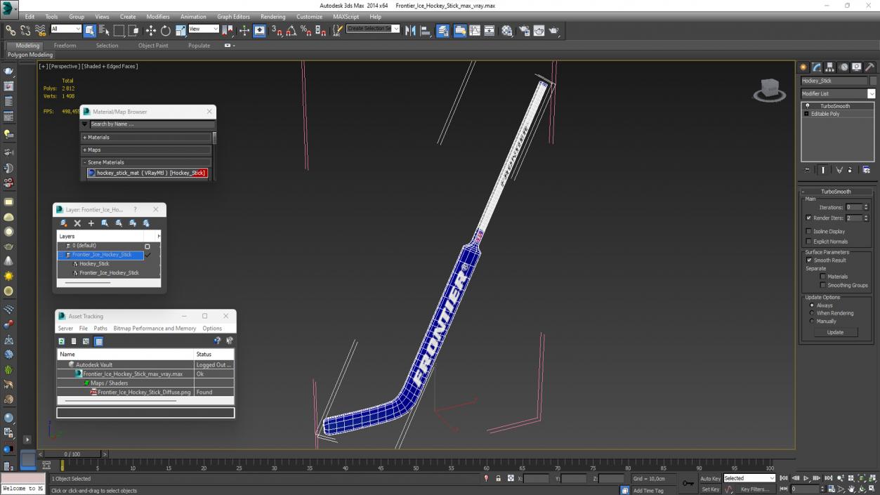 3D model Frontier Ice Hockey Stick