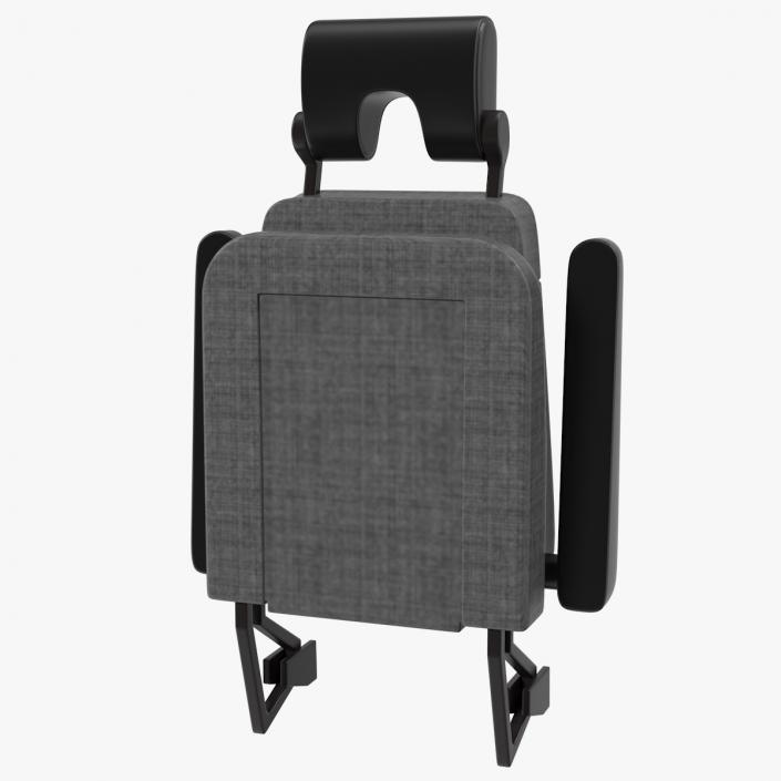 Stewardess Folded Seat 3D