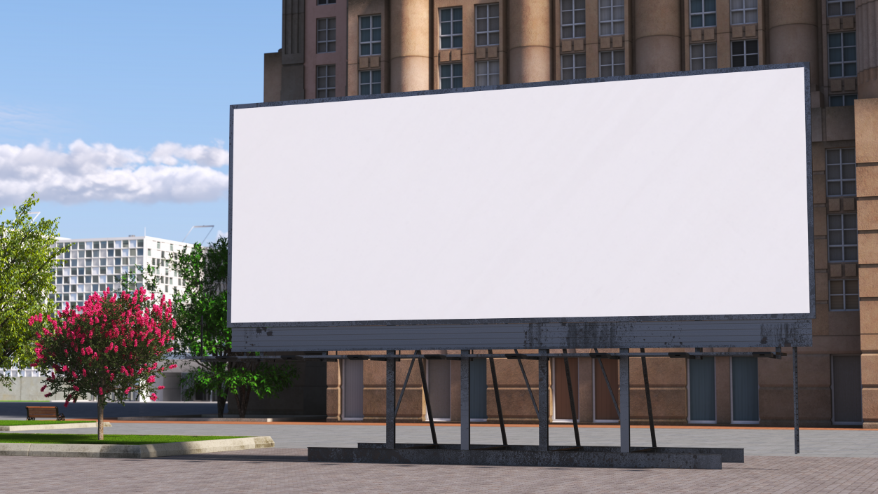 3D Outdoor Advertising Billboard 2