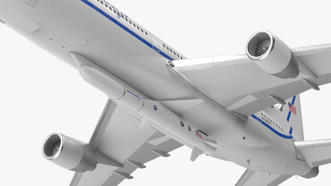 3D Lockheed L1011 Stargazer Carrying Pegasus XL Rocket