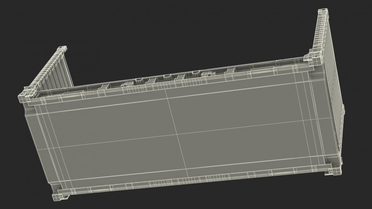 3D model Collapsible Flatrack Container