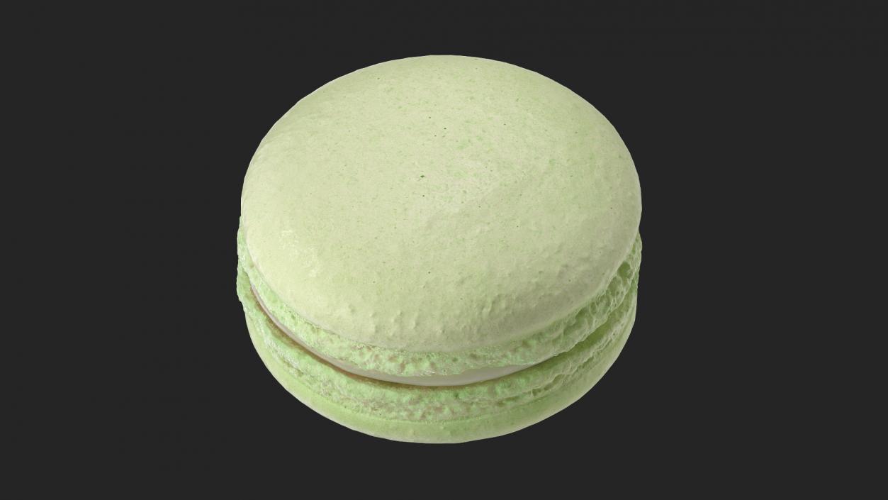 Pistachio Macaron 3D