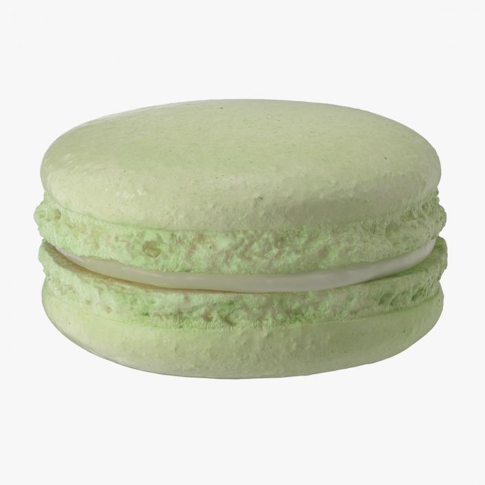 Pistachio Macaron 3D