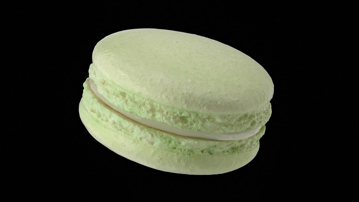 Pistachio Macaron 3D